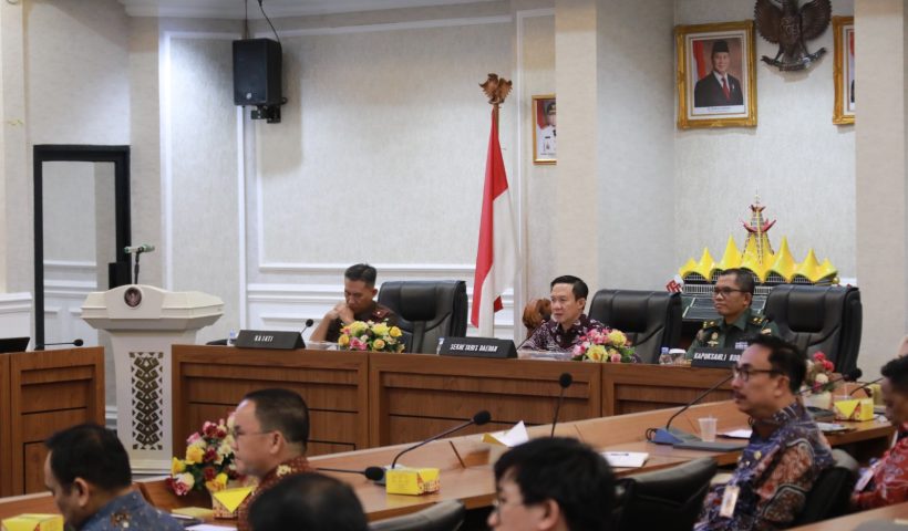 Pemerintah Provinsi Lampung gelar rapat membahas terkait koperasi merah putih. // Dok Kominfo