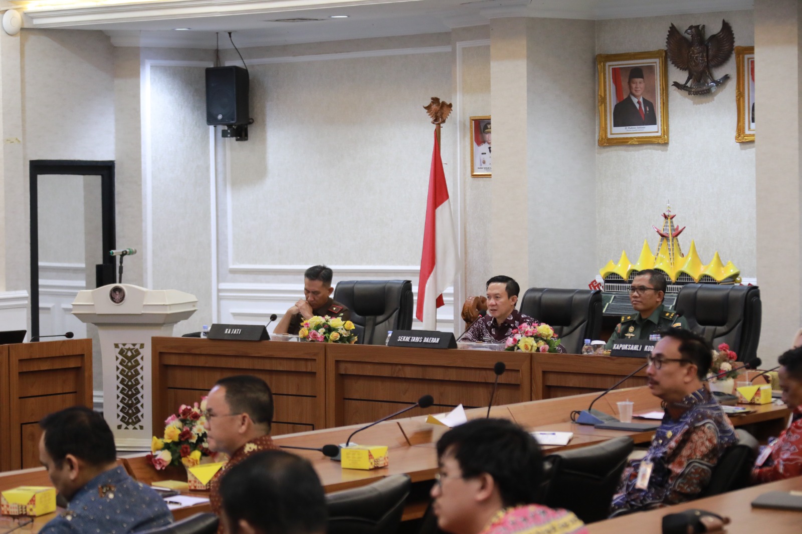 Pemerintah Provinsi Lampung gelar rapat membahas terkait koperasi merah putih. // Dok Kominfo